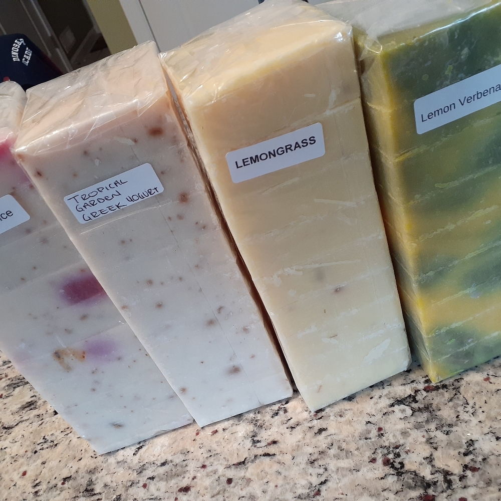 Natural soap loaves